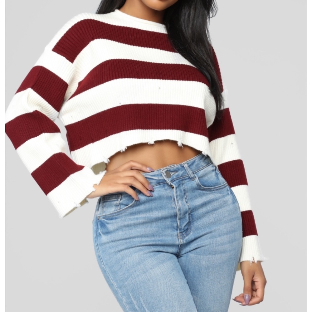 Fashion nova striped sweater